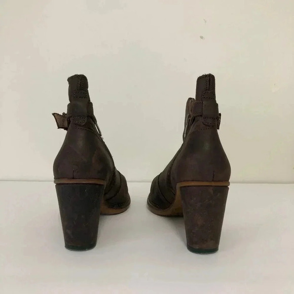 IN BOX Leather Spain El Naturalista Colibri Ankle Boots Size 8.5 Brown Casual - Picture 5 of 10